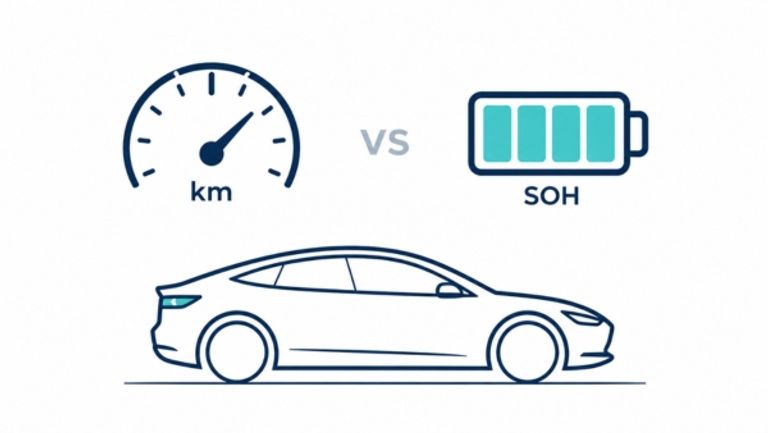 Kilometerstand of SOH: waar let je op bij een gebruikte elektrische auto?
