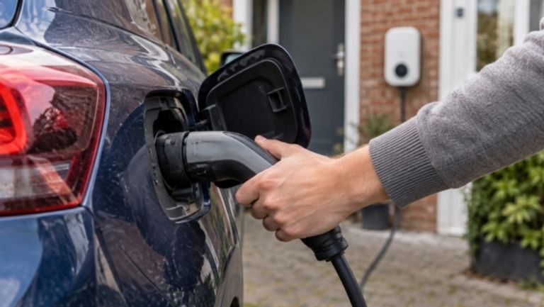 Elektrische auto opladen met een laadpaal aan huis